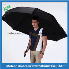 OEM Durable Fiberglass Frame Marca Grande Presente Promocional Golf Umbrella